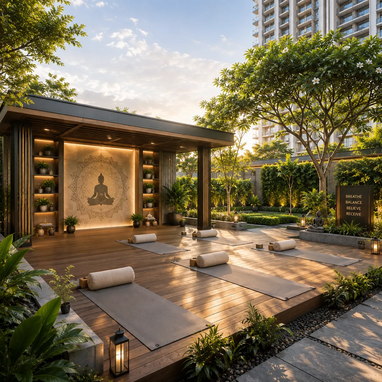 Godrej Verano meditation area